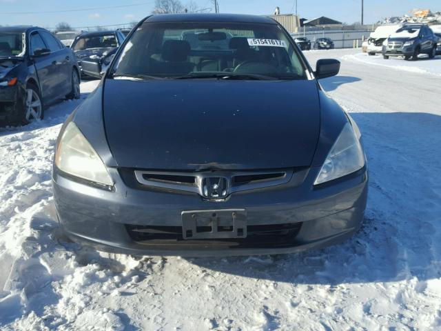 1HGCM56323A014112 - 2003 HONDA ACCORD LX BLACK photo 9