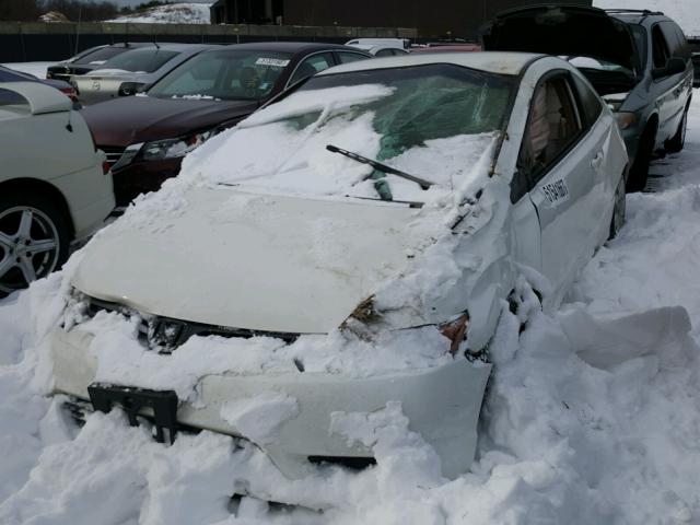 2HGFG12677H521530 - 2007 HONDA CIVIC LX WHITE photo 2