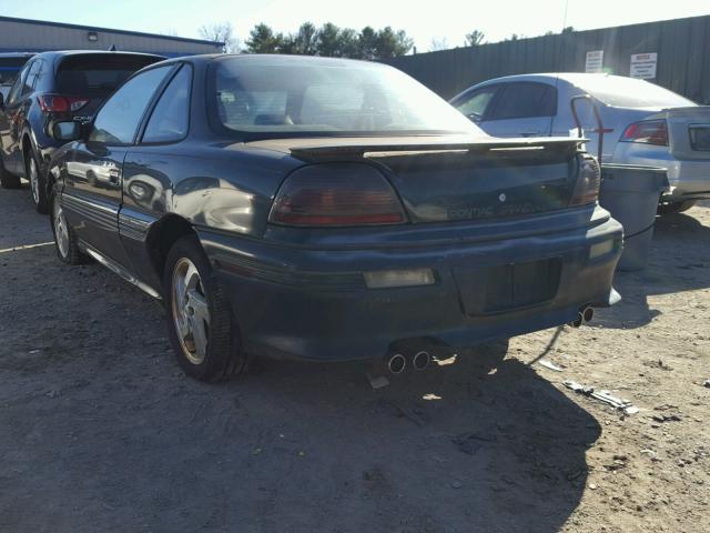 1G2NW15D9SC746331 - 1995 PONTIAC GRAND AM G GREEN photo 3