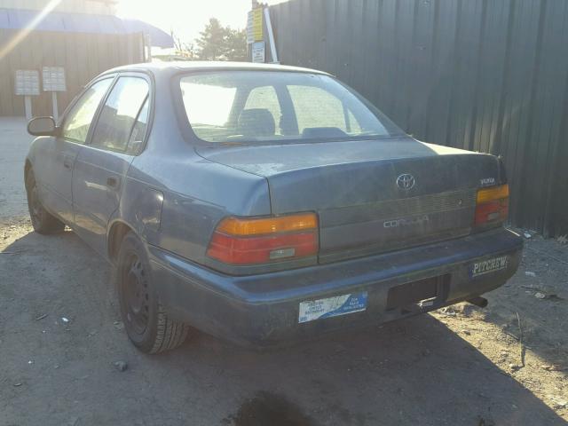 2T1AE04B3SC087502 - 1995 TOYOTA COROLLA GREEN photo 3