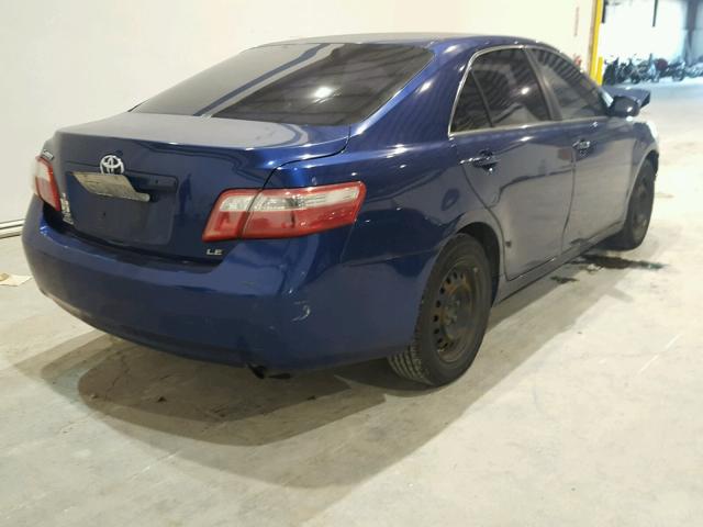 4T4BE46K09R059776 - 2009 TOYOTA CAMRY BASE BLUE photo 4