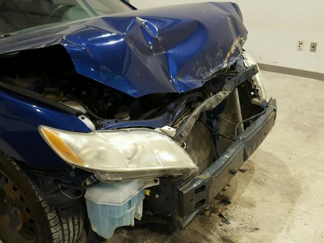 4T4BE46K09R059776 - 2009 TOYOTA CAMRY BASE BLUE photo 9