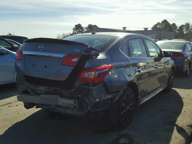 3N1AB7AP0HY306686 - 2017 NISSAN SENTRA S GRAY photo 4