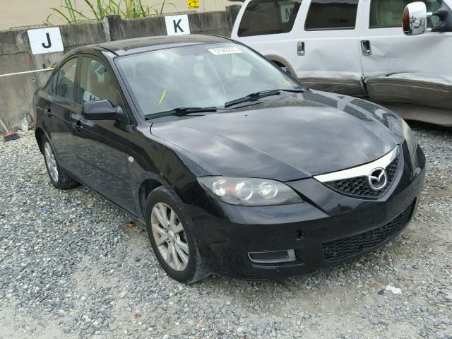 JM1BK12F681783261 - 2008 MAZDA 3 I BLACK photo 1