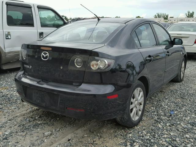 JM1BK12F681783261 - 2008 MAZDA 3 I BLACK photo 4