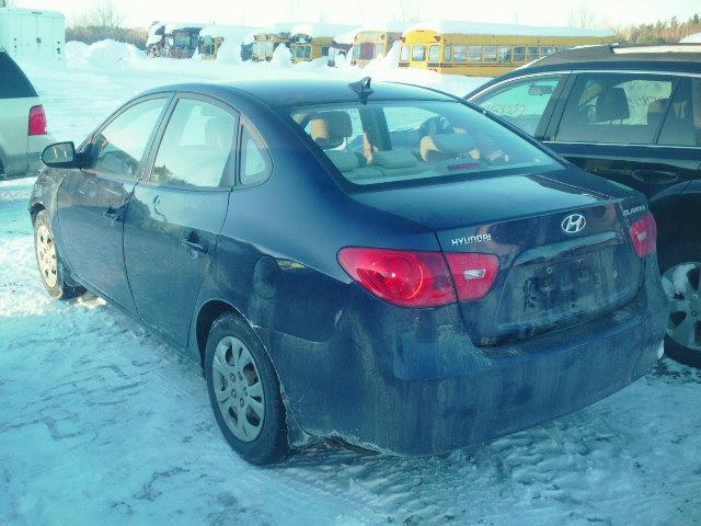 KMHDU46D39U789205 - 2009 HYUNDAI ELANTRA GL BLUE photo 3