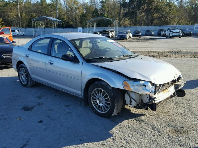 1C3EL56R34N214106 - 2004 CHRYSLER SEBRING LX SILVER photo 1