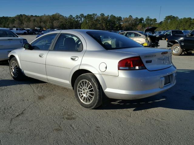 1C3EL56R34N214106 - 2004 CHRYSLER SEBRING LX SILVER photo 3