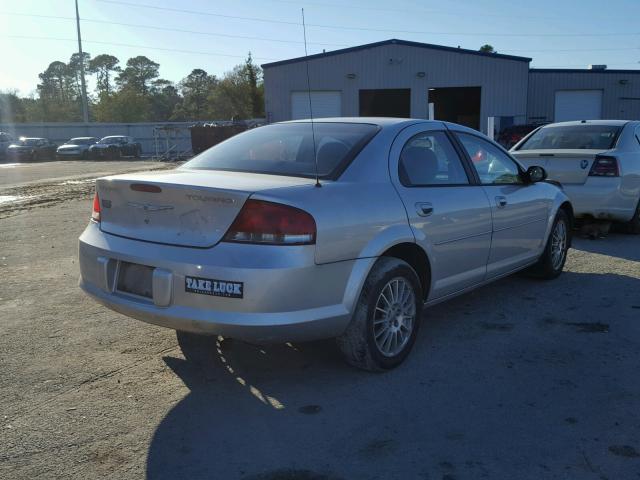 1C3EL56R34N214106 - 2004 CHRYSLER SEBRING LX SILVER photo 4