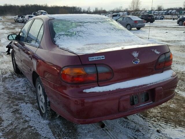 1G1ND52F14M671600 - 2004 CHEVROLET CLASSIC MAROON photo 3