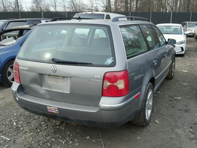 WVWYH63B54E002315 - 2004 VOLKSWAGEN PASSAT GLX SILVER photo 4