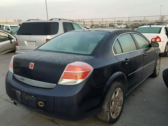 1G8ZS57N37F133708 - 2007 SATURN AURA XE BLUE photo 4