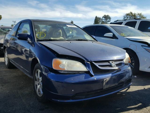 1HGEM22953L069918 - 2003 HONDA CIVIC EX BLUE photo 1