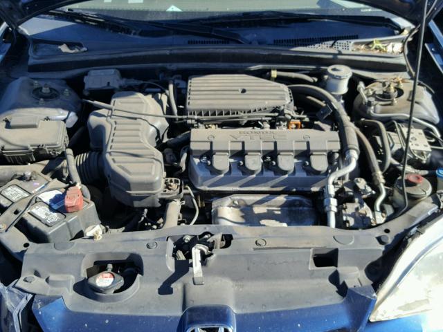 1HGEM22953L069918 - 2003 HONDA CIVIC EX BLUE photo 7