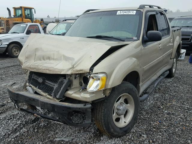 1FMZU67E72UB39727 - 2002 FORD EXPLORER S TAN photo 2