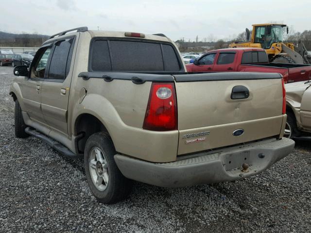 1FMZU67E72UB39727 - 2002 FORD EXPLORER S TAN photo 3