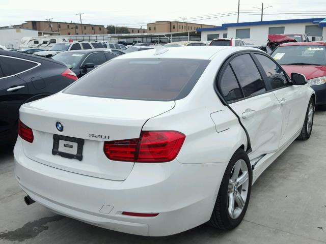 WBA3B1C53EPV79730 - 2014 BMW 320 I WHITE photo 4