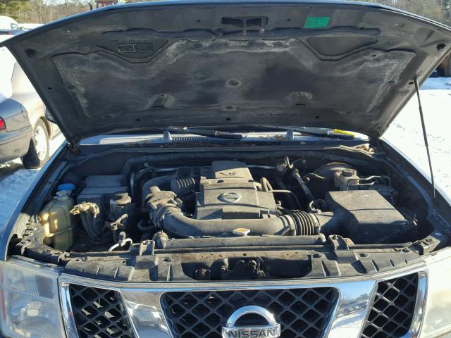 5N1AR18W06C604370 - 2006 NISSAN PATHFINDER GRAY photo 7