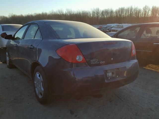 1G2ZF57B584137065 - 2008 PONTIAC G6 VALUE L BLUE photo 3