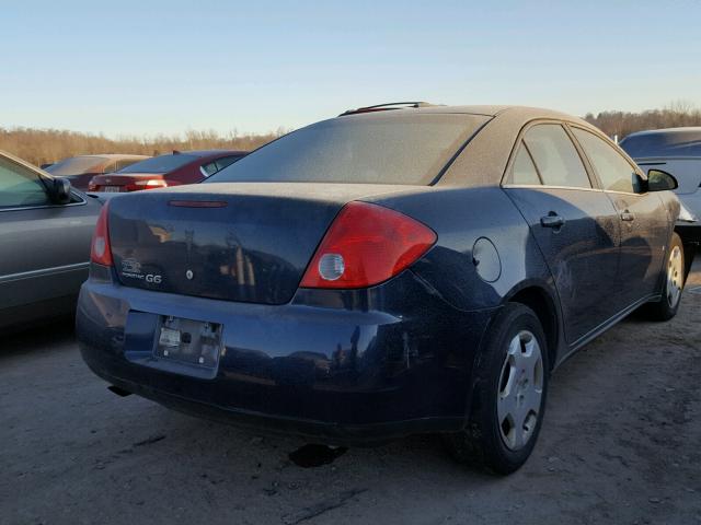 1G2ZF57B584137065 - 2008 PONTIAC G6 VALUE L BLUE photo 4