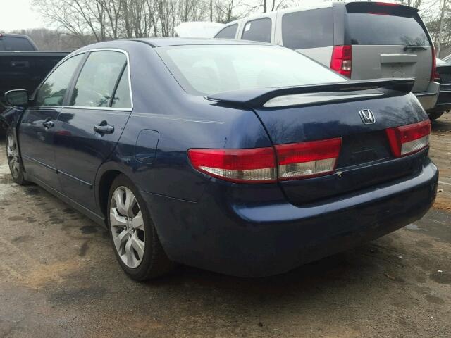 1HGCM56303A006901 - 2003 HONDA ACCORD LX BLUE photo 3