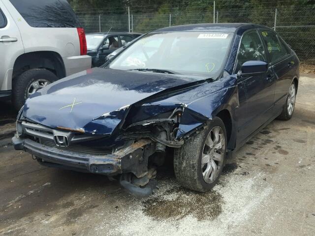 1HGCM56303A006901 - 2003 HONDA ACCORD LX BLUE photo 9