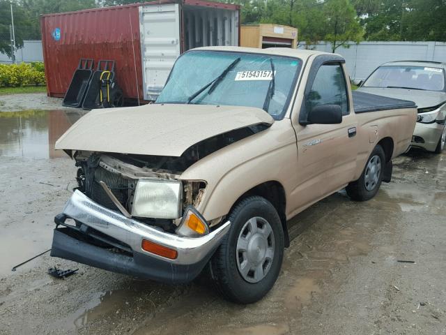 4TANL42N2VZ256071 - 1997 TOYOTA TACOMA GOLD photo 2