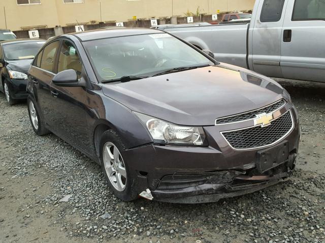 1G1PF5S95B7241545 - 2011 CHEVROLET CRUZE LT GRAY photo 1