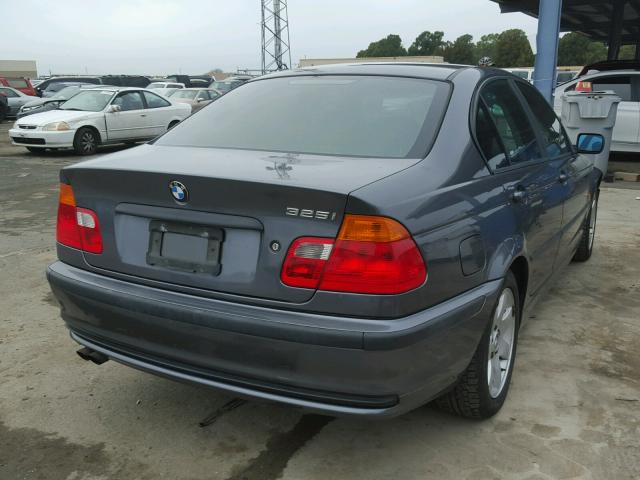 WBAAN37401ND49230 - 2001 BMW 325 I GRAY photo 4