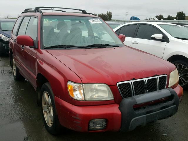 JF1SF65661H730320 - 2001 SUBARU FORESTER S RED photo 1