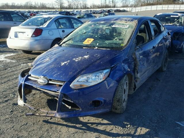 1FAHP3E28CL248080 - 2012 FORD FOCUS S BLUE photo 2