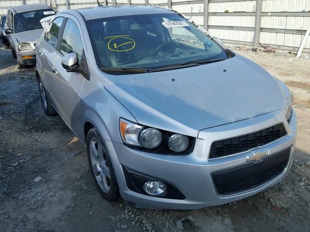 1G1JE5SH0D4173093 - 2013 CHEVROLET SONIC LTZ SILVER photo 1