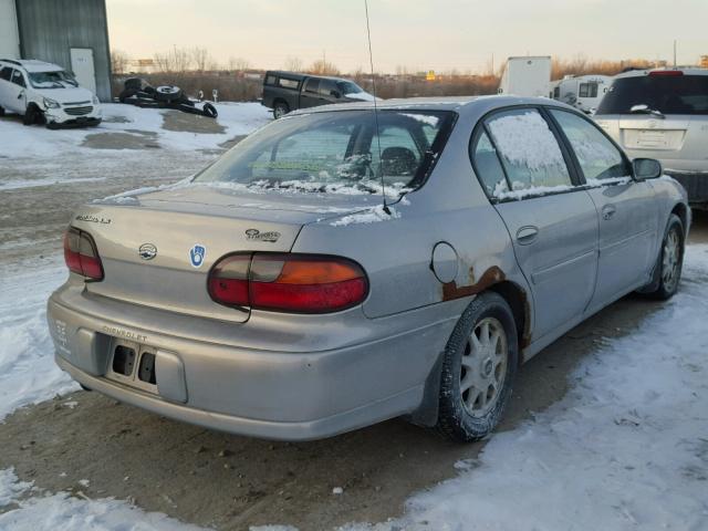 1G1NE52M1X6178102 - 1999 CHEVROLET MALIBU LS GRAY photo 4