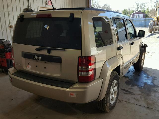 1J4PN2GK8AW111925 - 2010 JEEP LIBERTY SP BEIGE photo 4