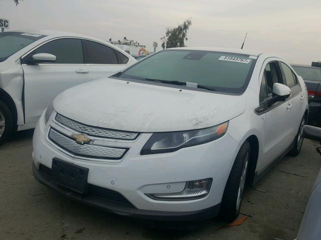 1G1RF6E42EU170406 - 2014 CHEVROLET VOLT WHITE photo 2