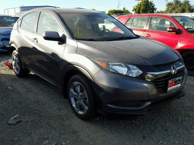 3CZRU5H32JG700195 - 2018 HONDA HR-V LX GRAY photo 1