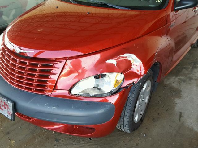 3C4FY48B43T551801 - 2003 CHRYSLER PT CRUISER BURGUNDY photo 9