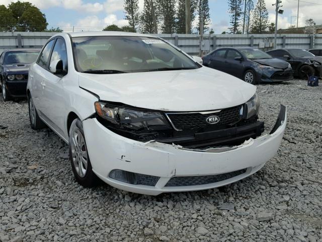 KNAFU4A21C5555193 - 2012 KIA FORTE EX WHITE photo 1