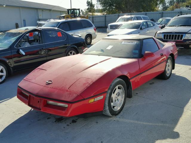 1G1YY0788G5120349 - 1986 CHEVROLET CORVETTE RED photo 2