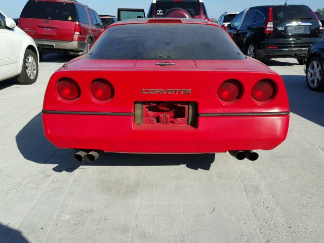 1G1YY0788G5120349 - 1986 CHEVROLET CORVETTE RED photo 6