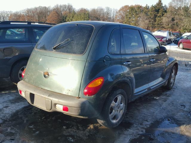 3C8FY4BB61T654349 - 2001 CHRYSLER PT CRUISER GREEN photo 4