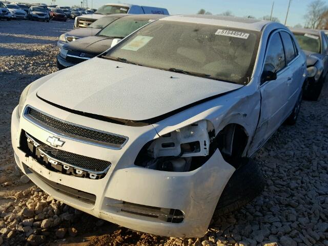 1G1ZD5EB6AF126373 - 2010 CHEVROLET MALIBU 2LT WHITE photo 2