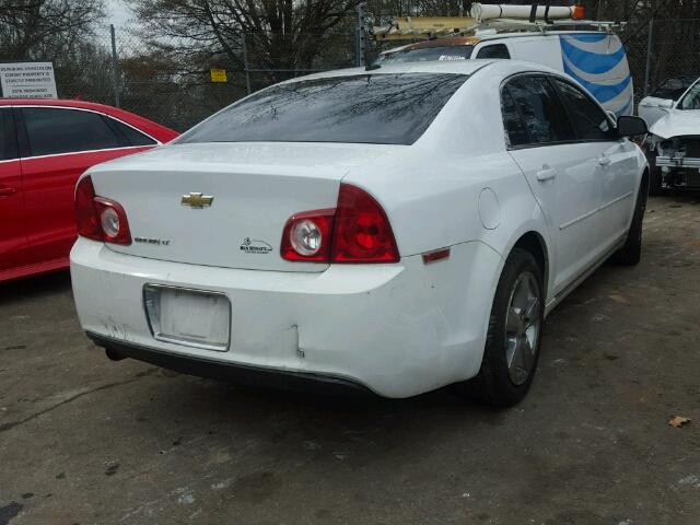 1G1ZD5EB6AF126373 - 2010 CHEVROLET MALIBU 2LT WHITE photo 4