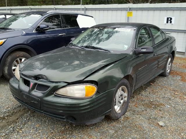 1G2NE52TXYM758139 - 2000 PONTIAC GRAND AM S მწვანე ფოტო 2