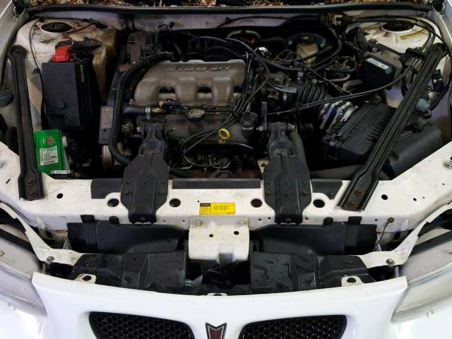 1G2WK52JX1F162339 - 2001 PONTIAC GRAND PRIX Ақ фото 7