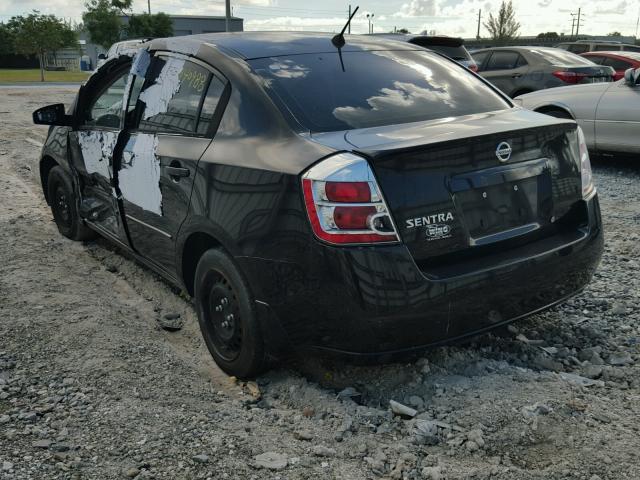 3N1AB61E18L676678 - 2008 NISSAN SENTRA 2.0 BLACK photo 3