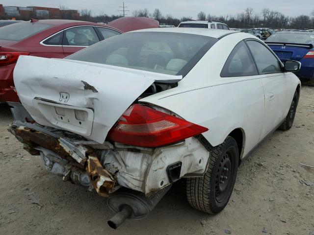 1HGCM722X3A006896 - 2003 HONDA ACCORD LX WHITE photo 4