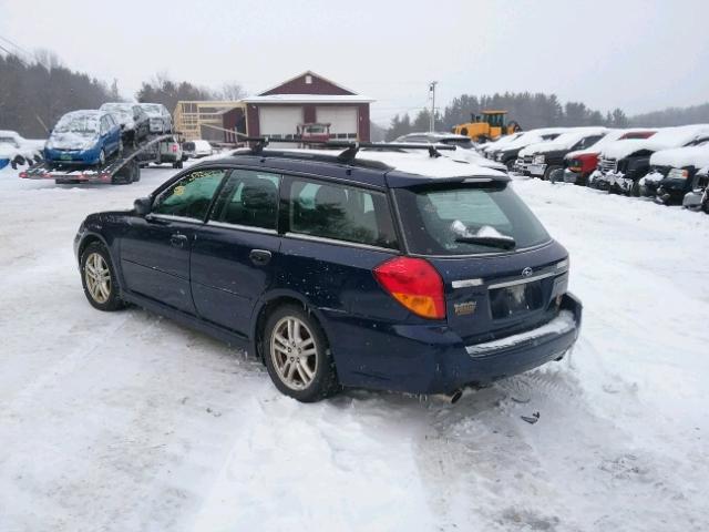 4S3BP616756328630 - 2005 SUBARU LEGACY 2.5 BLUE photo 3