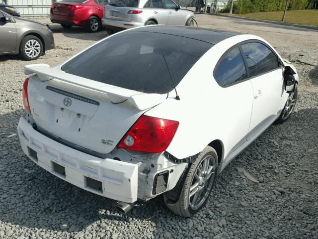 JTKDE177560116422 - 2006 TOYOTA SCION TC WHITE photo 4