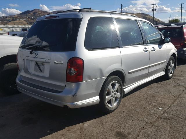 JM3LW28J230338161 - 2003 MAZDA MPV WAGON SILVER photo 4